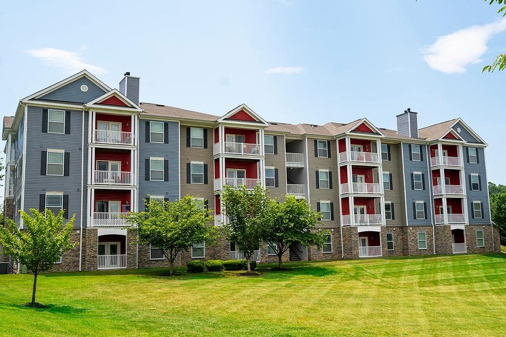 our apartments showcase a beautiful lawn  at ReNew Glenmoore, Pennsylvania