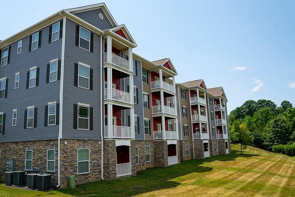 an exterior view of an apartment building  at ReNew Glenmoore, Glenmoore, 19343