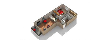 Ellicott Floorplan at Fifteen 98 Naperville, Naperville, IL, 60563