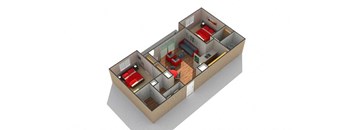 Rosslyn Floorplan at Fifteen 98 Naperville, Naperville, IL