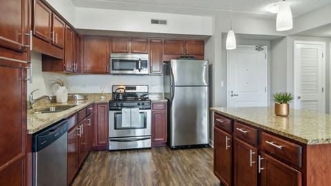 Fully Equipped Kitchen at Arrive Town Center, Vernon Hills, IL