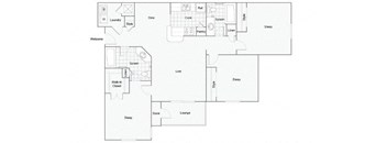 Concord  LURA Floorplan at ReNew Sugar Hill, Georgia