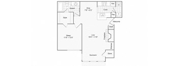 Topaz Floorplan at ReNew Chesterfield, Chesterfield