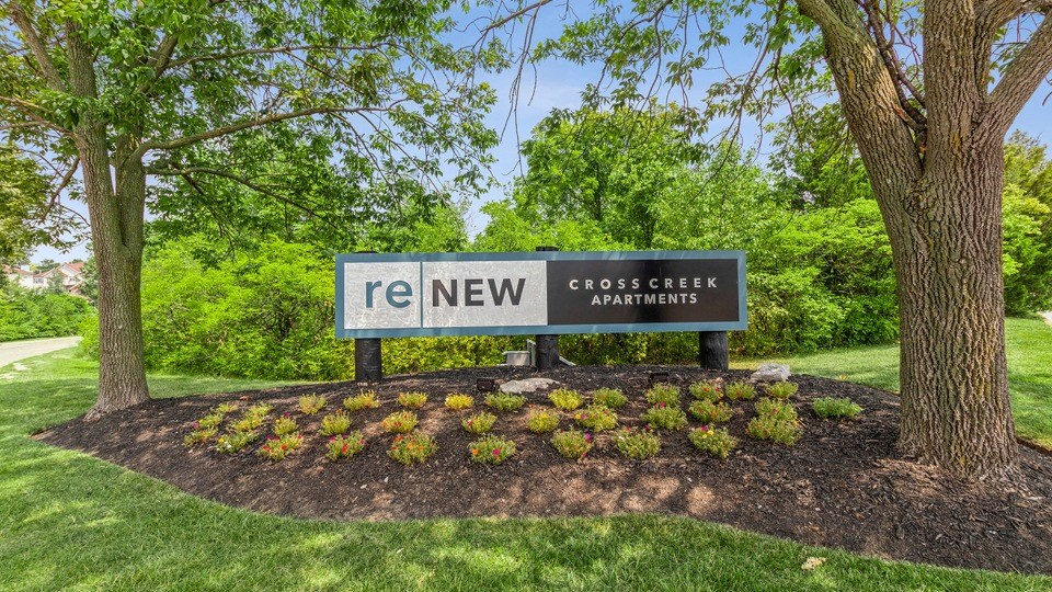 Property Signage at ReNew Cross Creek, St. Louis, Missouri
