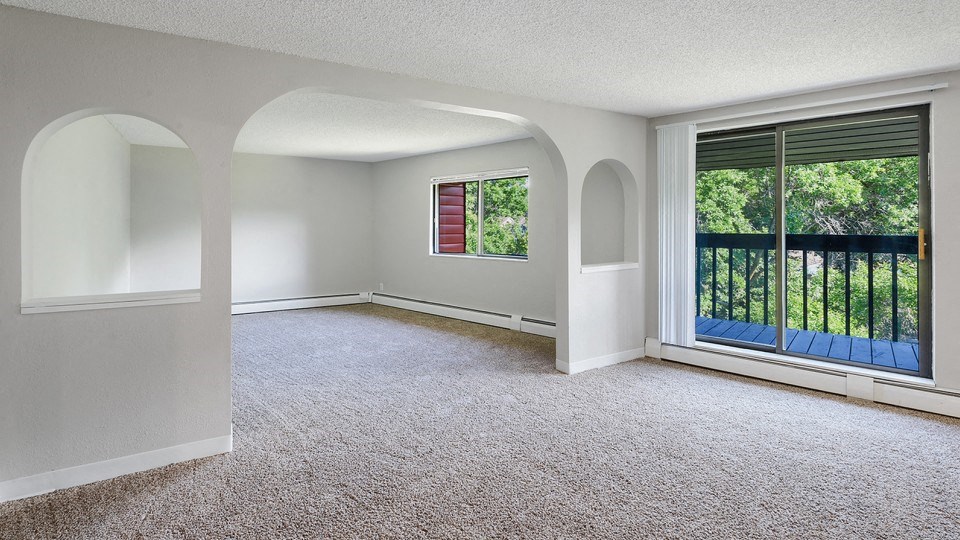 Carpeted Living Area at ReNew at Neill Lake, Eden Prairie, Minnesota