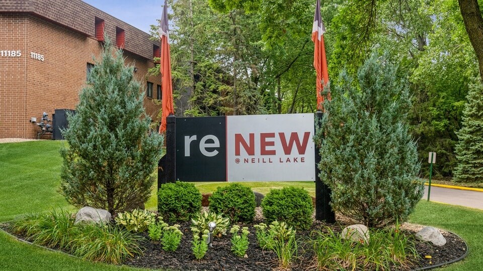 Property Signage at ReNew at Neill Lake, Eden Prairie, MN