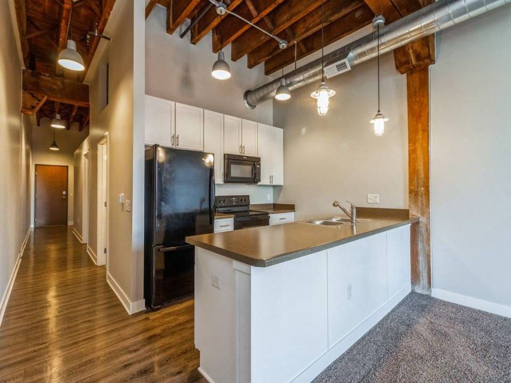 Kitchen at Rocket Transfer Lofts, Des Moines, 50309