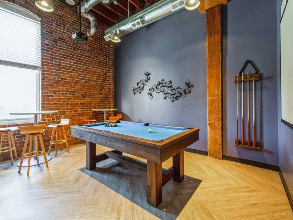 Billiards at Rocket Transfer Lofts, Des Moines