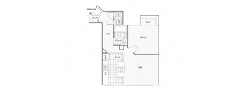 Blakely Floor Plan at ReNew Wichita, Wichita, KS