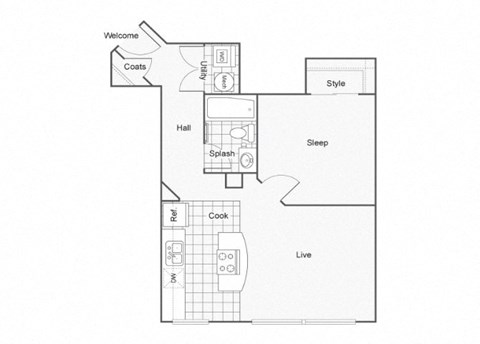 Blakely Floor Plan at ReNew Wichita, Wichita, KS