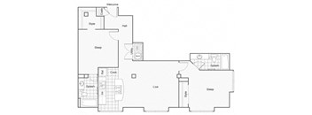 Cartier Floor Plan at ReNew Wichita, Wichita, 67202