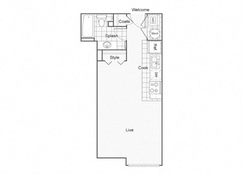 Dolce Floor Plan at ReNew Wichita, Wichita, Kansas