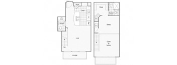 Escada Floor Plan at ReNew Wichita, Wichita