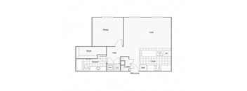 Fitzgerald Floor Plan at ReNew Wichita, Kansas