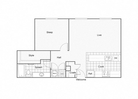 Fitzgerald Floor Plan at ReNew Wichita, Kansas