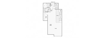 Gabanna Floor Plan at ReNew Wichita, Kansas, 67202