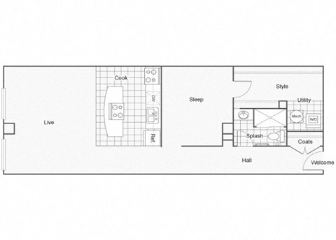 Galliano Floor Plan at ReNew Wichita, Wichita, KS