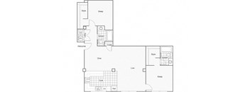 Gisel Floor Plan at ReNew Wichita, Wichita, Kansas