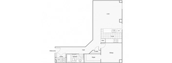 Hamilton Floor Plan at ReNew Wichita, Wichita, Kansas