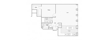 Kate Floor Plan at ReNew Wichita, Wichita, Kansas