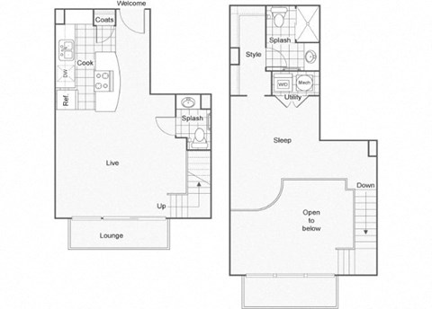 Kennedy Floor Plan at ReNew Wichita, Wichita, 67202