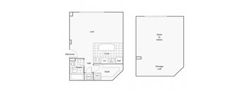 Lagerfeld Floor Plan at ReNew Wichita, Wichita, KS