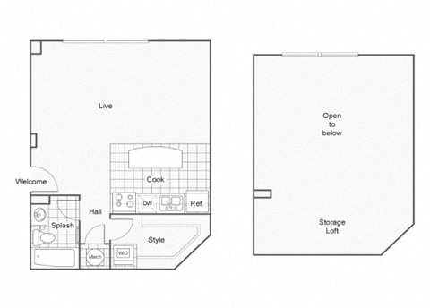 Lagerfeld Floor Plan at ReNew Wichita, Wichita, KS
