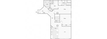 Laurent Floor Plan at ReNew Wichita, Wichita, KS, 67202
