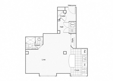 McCartney Floor Plan at ReNew Wichita, Kansas, 67202