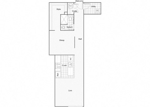 Posen Floor Plan at ReNew Wichita, Wichita, KS