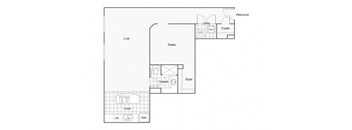 Prada Floor Plan at ReNew Wichita, Kansas