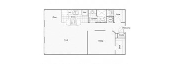 Versace Floor Plan at ReNew Wichita, Wichita