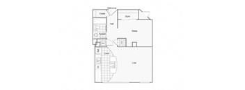 Vuitton Floor Plan at ReNew Wichita, Wichita, 67202