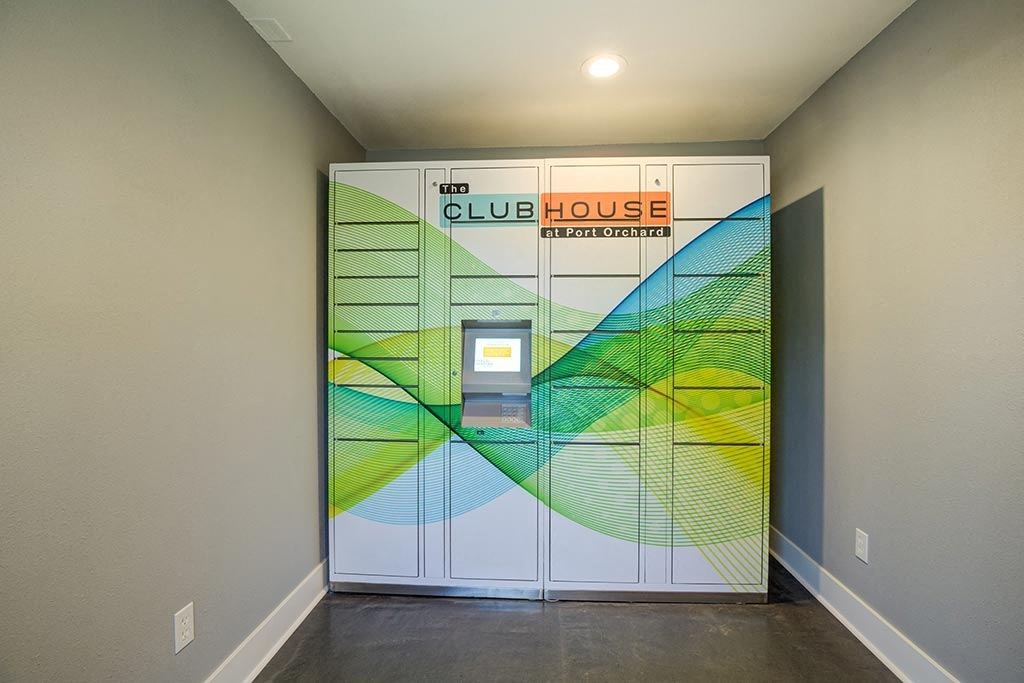 Parcel Pending Package Lockers at The Clubhouse at Port Orchard, Port Orchard