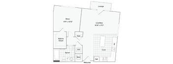 Altoona Floor Plan at Arrive Federal Hill, Maryland