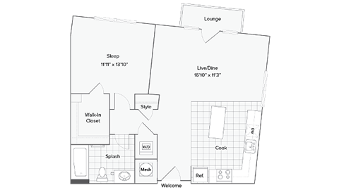 Altoona Floor Plan at Arrive Federal Hill, Maryland