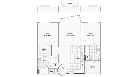 Concord Floor Plan at Arrive Federal Hill, Maryland