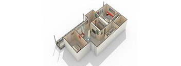 Elmhurst1 Floor Plan at The Atwood at Eden Prairie, Minnesota, 55347