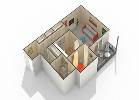 Joliet Floor Plan at The Atwood at Eden Prairie, Eden Prairie