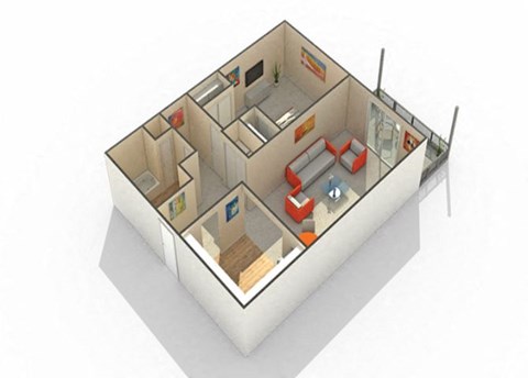 Tinley1 Floor Plan at The Atwood at Eden Prairie, Minnesota, 55347