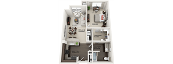 Keenland Floor Plan at Residences at the Street, Washington