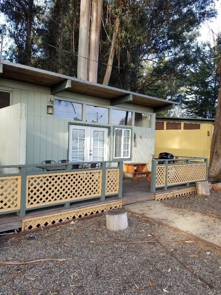 cabin with porch at Salinas Sunset Apartments, Salinas, CA