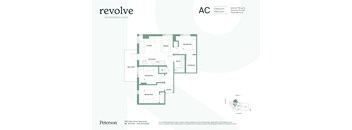 A floor plan for an apartment complex called Revolve on Kingsway in Vancouver.