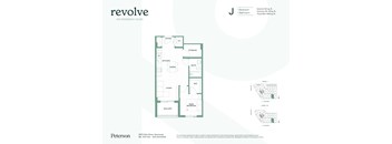 A floor plan for a development by Peterson.