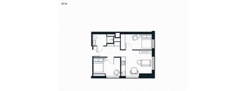 2 Bedroom (2BA2M)