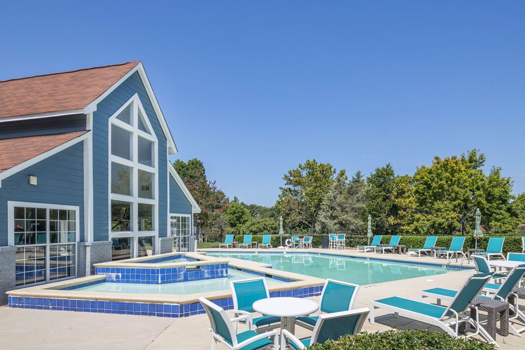 our apartments showcase an unique swimming pool