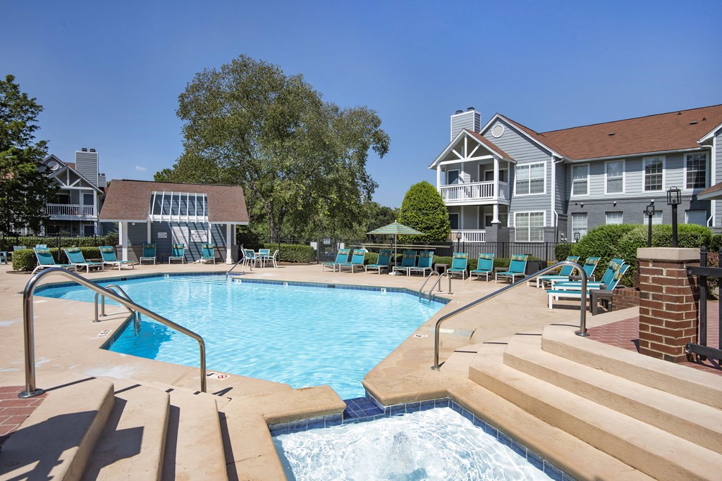 take a dip in our resort style pool