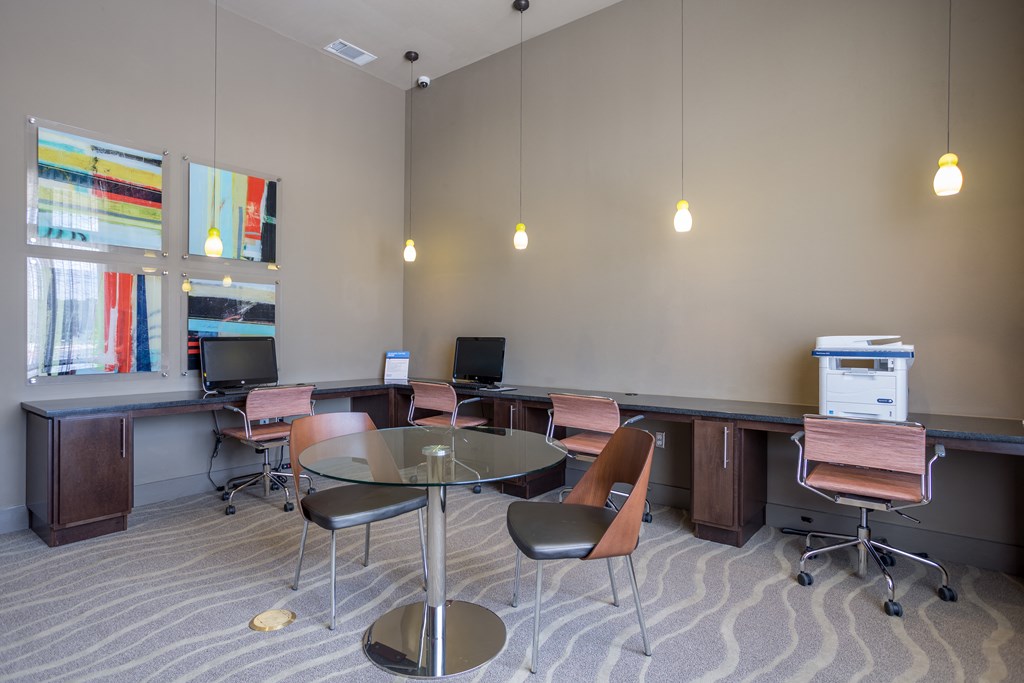 Business Center Encore281 apartments san antonio