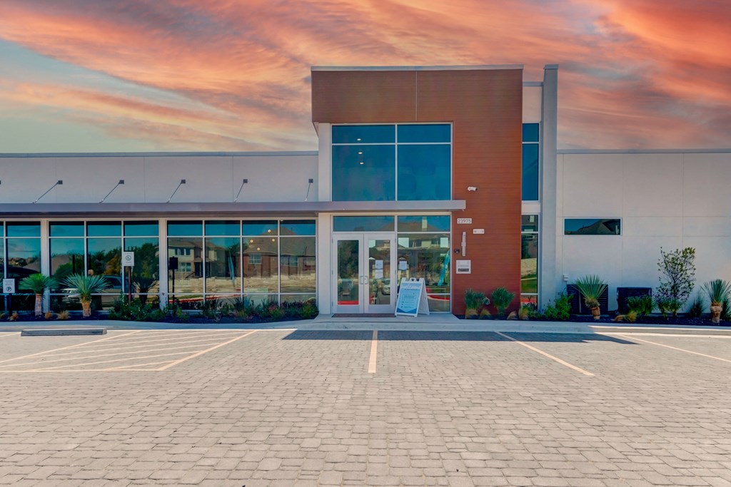 Evening Leasing Office View