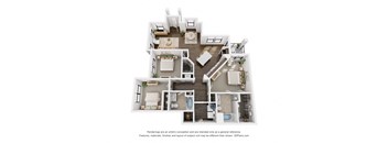 a 3d floor plan of our apartments